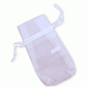 Organza Pouch White